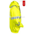 Men's High Visibility Lime Hooded Sweatshirt